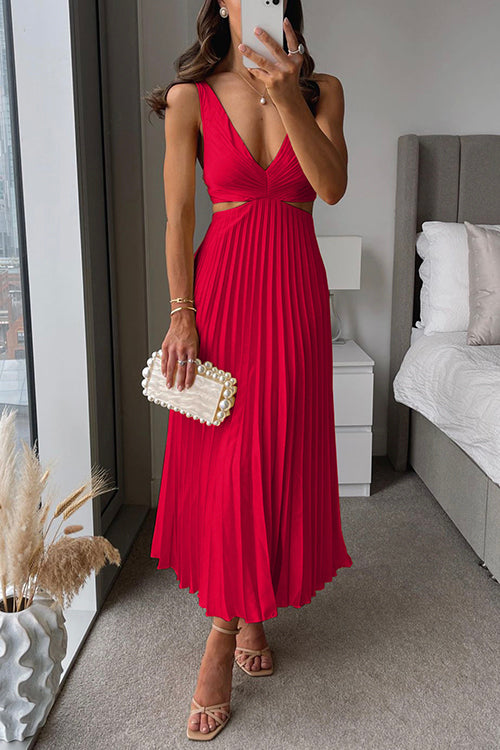 Camilla | Effortless Pleated Maxi Dress