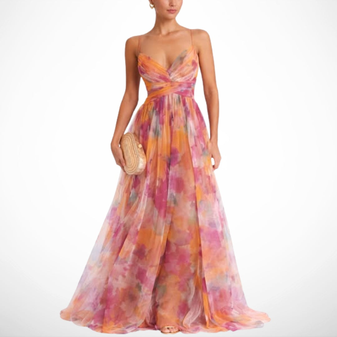Grace™ | Romantic Sheer Overlay Dress