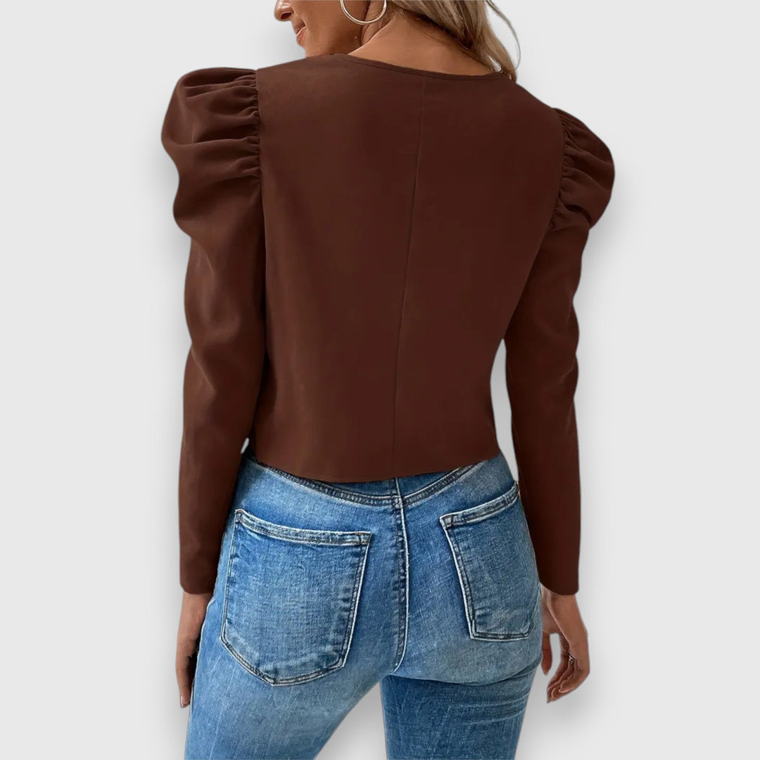 Léa – Women's puff-sleeved jacket