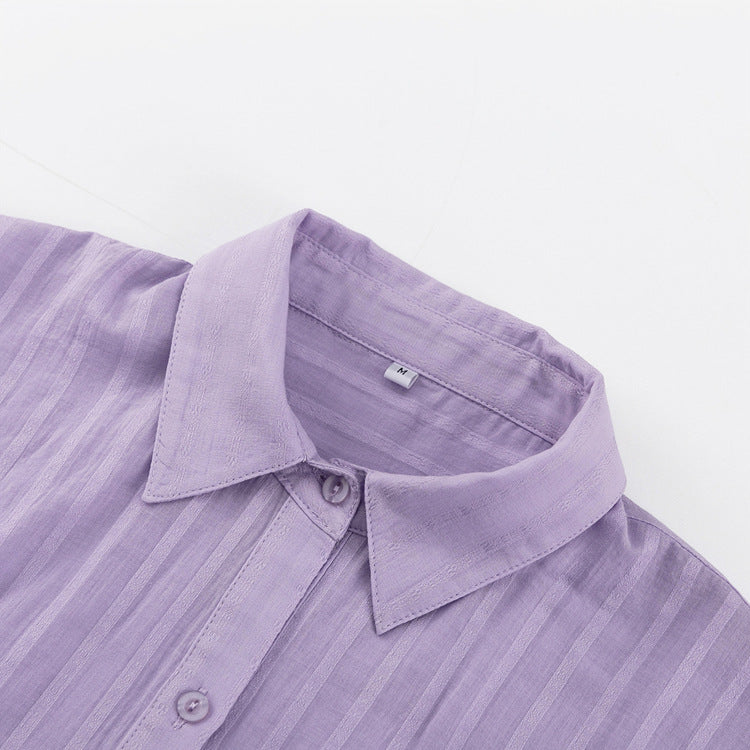 Viola - Breezy Button-Up and Shorts Set