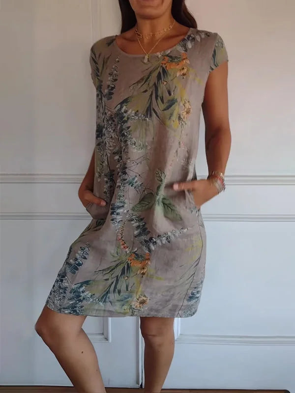 Mila | Women’s Printed Summer Dress with Pockets
