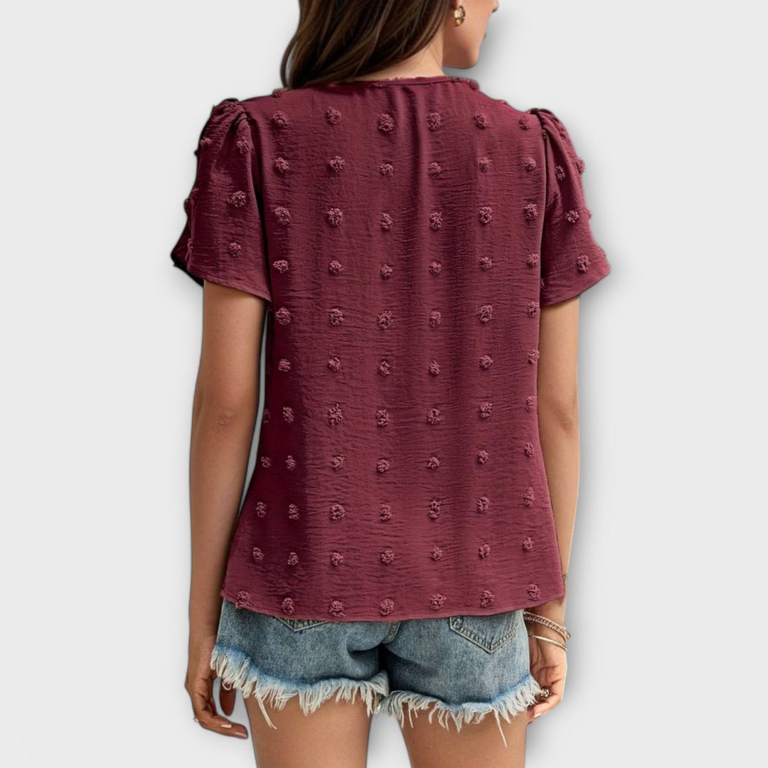 Charlotte – The Perfect Polka Blouse