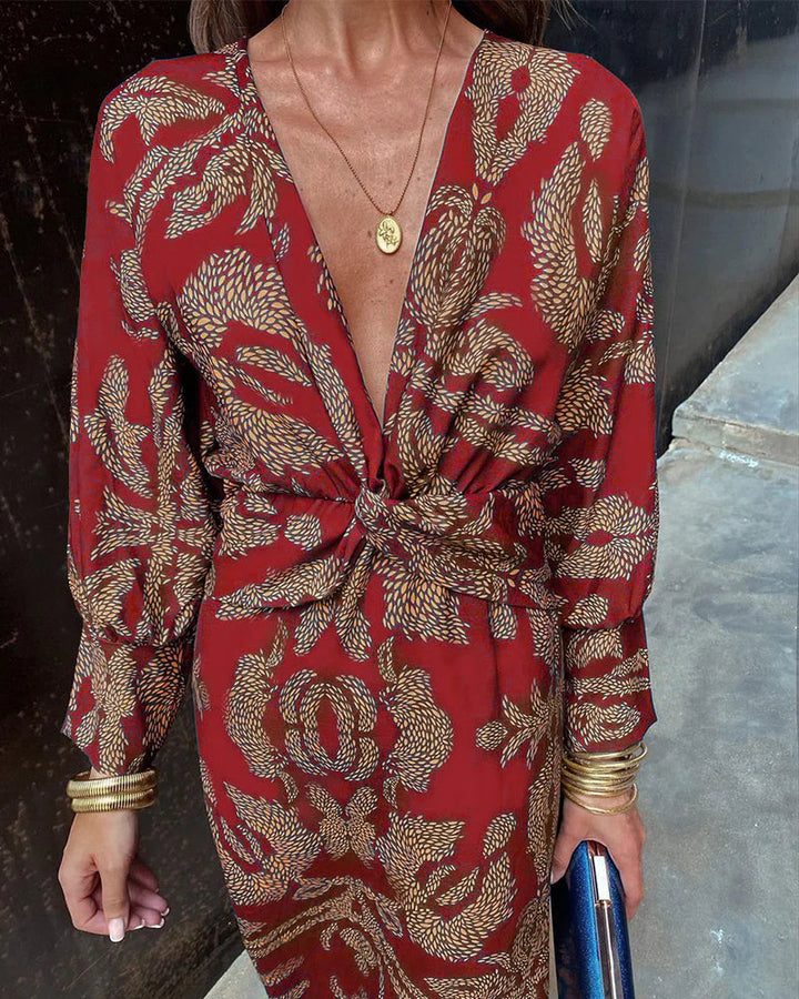 Hazel™ | Floral Long Sleeve Dress