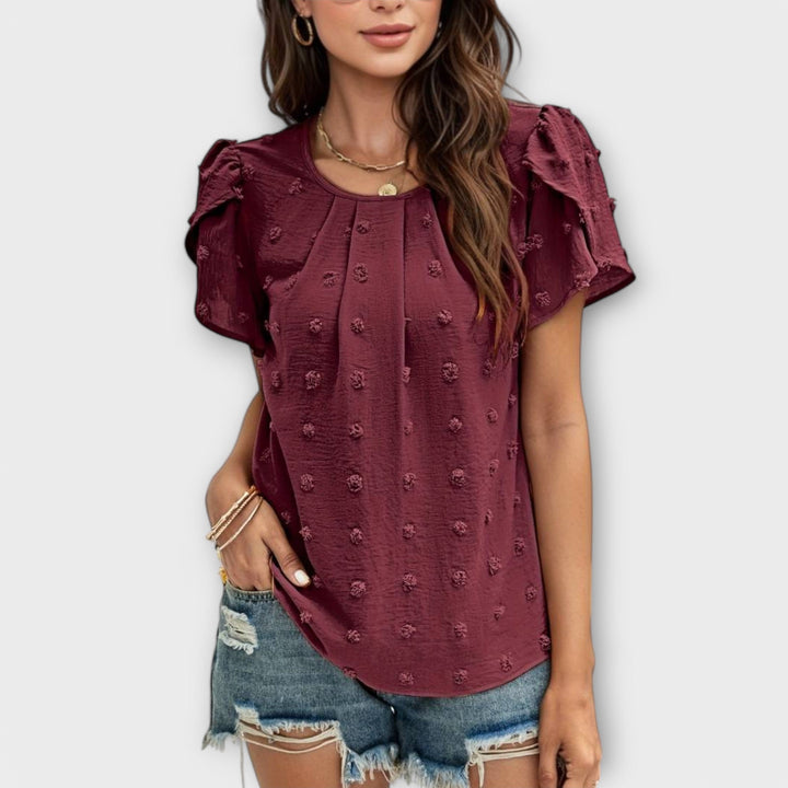 Charlotte – The Perfect Polka Blouse