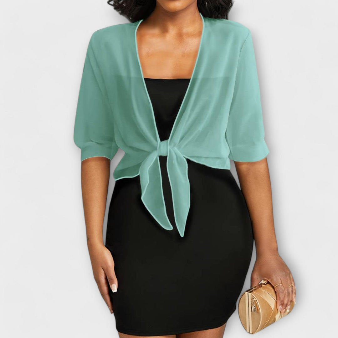 Olivia - Blouse with Open Front