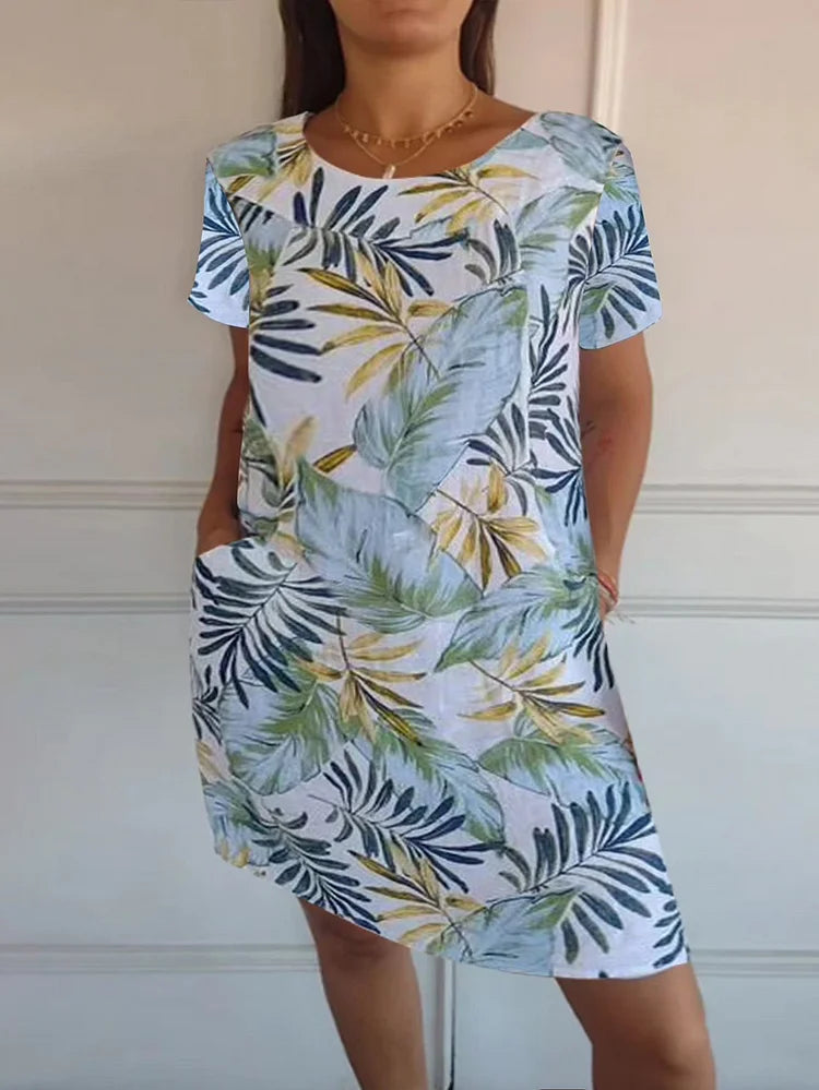 Mila | Women’s Printed Summer Dress with Pockets