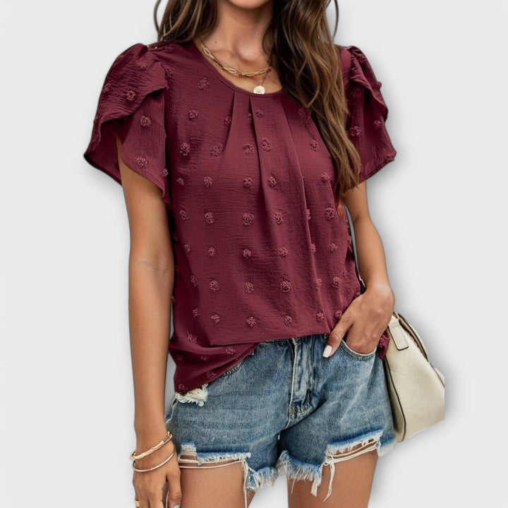 Charlotte – The Perfect Polka Blouse