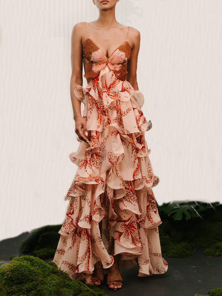 La Scintilla | Butterfly Maxi Dress