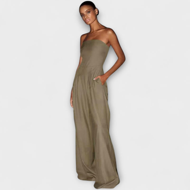 Kiora™ | Strapless Elegant Jumpsuit