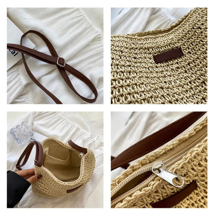 MIMI | WOVEN SHOULDER BAG