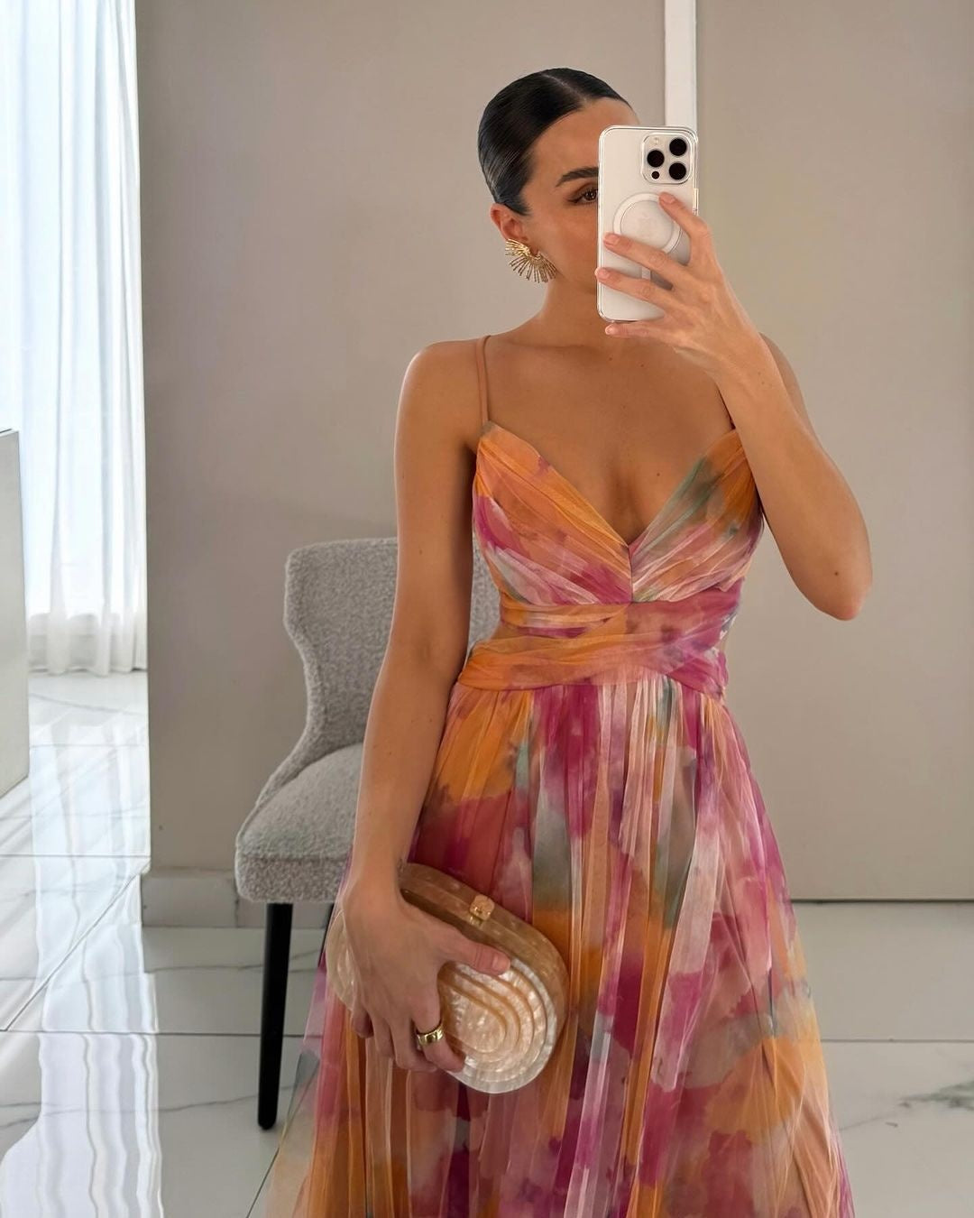 Grace™ | Romantic Sheer Overlay Dress