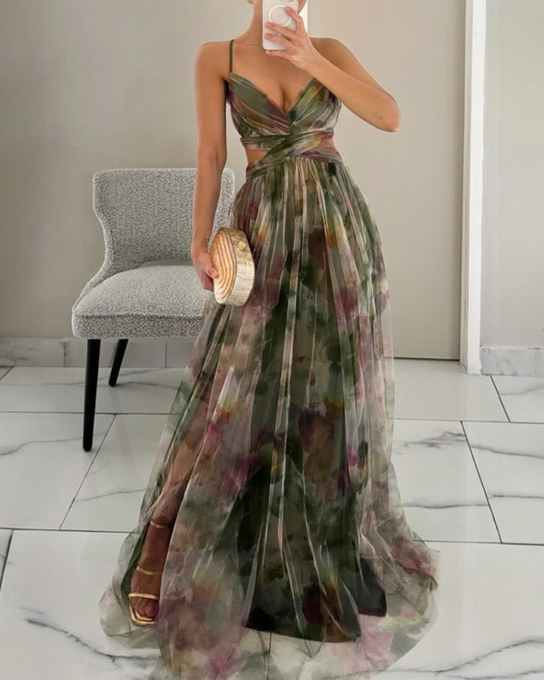 Grace™ | Romantic Sheer Overlay Dress