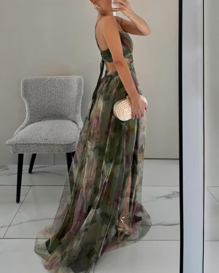 Grace™ | Romantic Sheer Overlay Dress