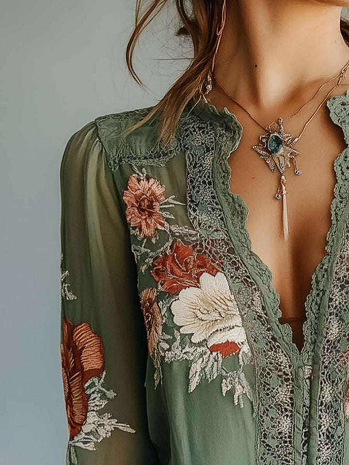 BOHEMIAN | Floral Printed Blouse