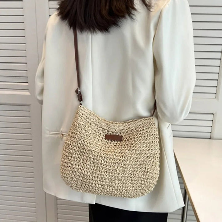 MIMI | WOVEN SHOULDER BAG